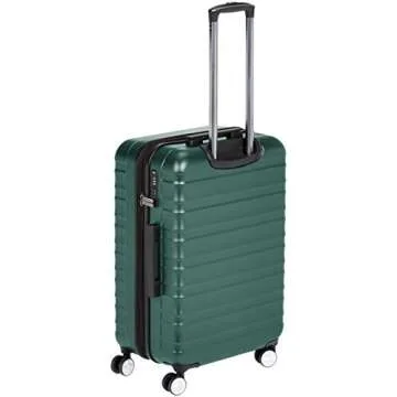 Amazon Basics Hardside Spinner Luggage with Built-In TSA Lock - 30-Inch, Green