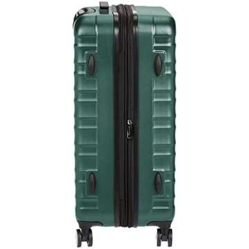 Amazon Basics Hardside Spinner Luggage with Built-In TSA Lock - 30-Inch, Green