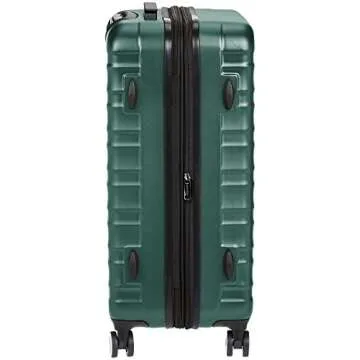 Amazon Basics Hardside Spinner Luggage with Built-In TSA Lock - 30-Inch, Green