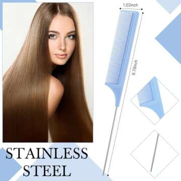 Geiserailie 3 Pcs Hair Brush Set for Women & Kids