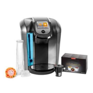 Keurig K525C Single Serve Coffee Maker, 12 K-Cup Pods and My K-Cup 2.0