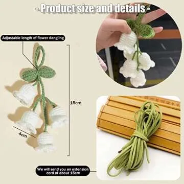 Cute and Handmade Rear View Mirror Pendant for Car Decor