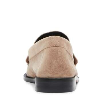 Steve Madden Women's Kingston Loafer in Taupe Suede for Stylish Comfort