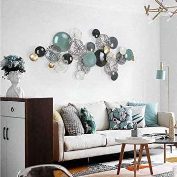 KILELI 3D Metal Wall Art for Elegant Home Decor