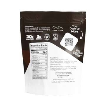 NuGo Dark Chocolate Pretzel w/SS, 12g Vegan Protein, Gluten Free, Kosher Pareve, Non-GMO, 12 Count and NuGo Plant Protein Powder, Chocolate, 20g Protein, 3g Sugar, 25 Servings