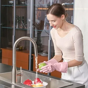 Cool Job Rubber Cleaning Gloves for Safe Dishwashing