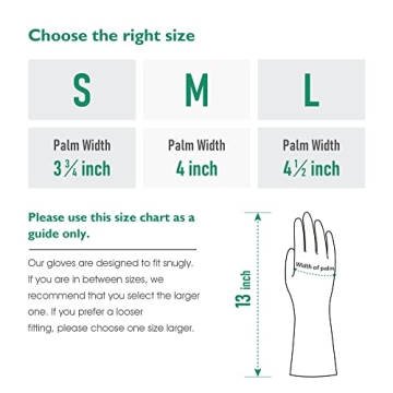 Cool Job Rubber Cleaning Gloves for Safe Dishwashing