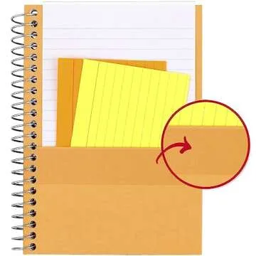 Five Star Personal Spiral Notebook, 1 Subject, College Ruled Paper, 7" x 4-3/8", Small Size, 100 Sheets, Seaglass Green (450022CH1)