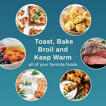 Vintage 50’s Retro Countertop Toaster Oven - 1500W Power