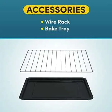 Vintage 50’s Retro Countertop Toaster Oven - 1500W Power