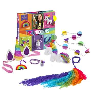 Craft-tastic — DIY Arts & Craft — I Love Unicorns Kit — 6 Amazing Unicorn-Inspired Projects! — For Ages 7+