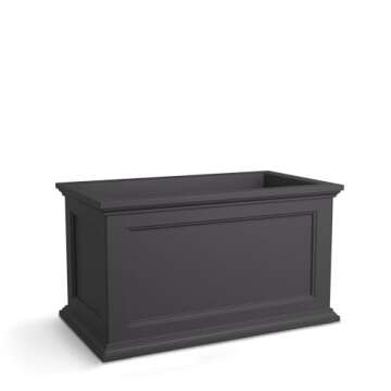 Mayne Fairfield 20x36-Inch Rectangular Planter – Self-Watering, Weather-Resistant Planter for Flow...