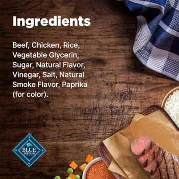 Blue Buffalo Nudges Grillers Natural Dog Treats with Real USA Beef, Made in the USA, Steak, 36-oz Bag