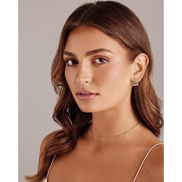 PAVOI 14K Gold Plated Chunky Hoop Earrings for Women