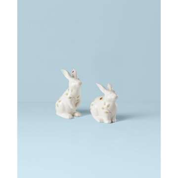 Lenox 893456 Butterfly Meadow Bunny Salt & Pepper