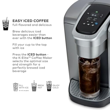 Keurig K-Elite Coffee Maker with Strength Control and Iced Brew