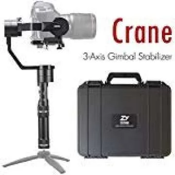 Zhiyun Crane (Updated v2) 3-Axis Handheld Gimbal Stabilizer for Mirrorless, DSLR Cameras up to 3.9 l...