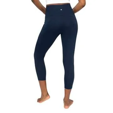 Yogalicious High Waist Capri Leggings with Pockets