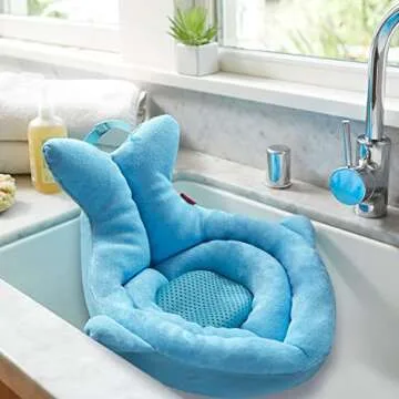 Skip Hop Soft Sink Baby Bath Tub for Newborns in Blue