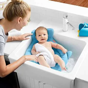 Skip Hop Soft Sink Baby Bath Tub for Newborns in Blue