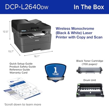 Brother DCP-L2640DW Wireless Laser Printer
