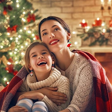 Ymimanchil Christmas Stud Earrings for Women Festive Joy