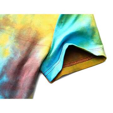 HUHOT Tie Dye Midi Dress for Ladies - Summer Bohemian Style