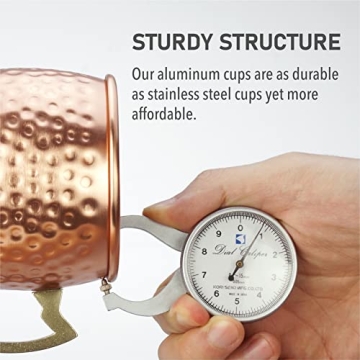 Handcrafted ARORA Moscow Mule Mugs Set of 4