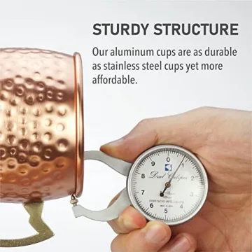 Handcrafted ARORA Moscow Mule Mugs Set of 4