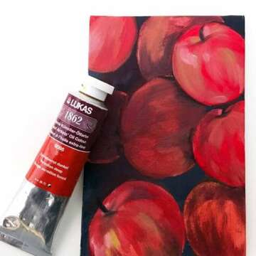LUKAS 1862 Alizarin Crimson Oil Paint - Professional Quality 37ml
