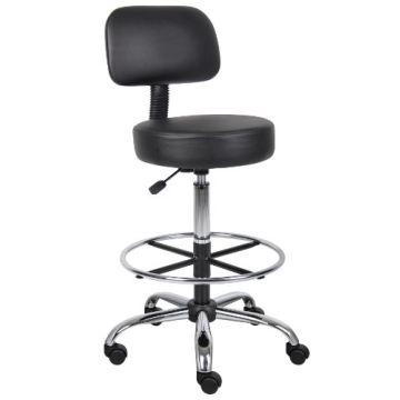 Comfortable and Stylish Office Medical Stool Black