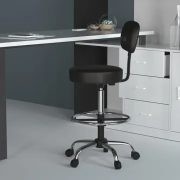Comfortable and Stylish Office Medical Stool Black