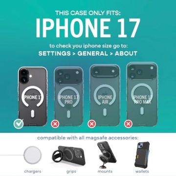 Smartish iPhone 17 MagSafe Clear Case for Ultimate Protection