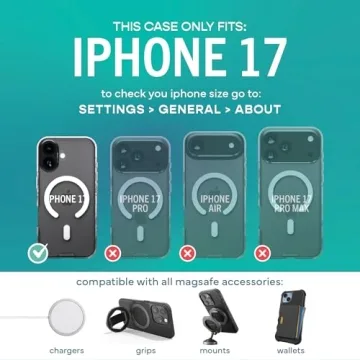 Smartish iPhone 17 MagSafe Clear Case for Ultimate Protection