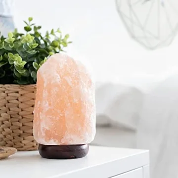 7 Inch Himalayan Salt Lamp - Dimmable Night Light From Pakistan