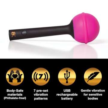 Bedroom Kandi Kandipop USB Massager for Couples and Women