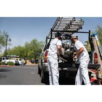 Dickies mens Relaxed-fit Painter's work utility pants, White, 36W x 32L US