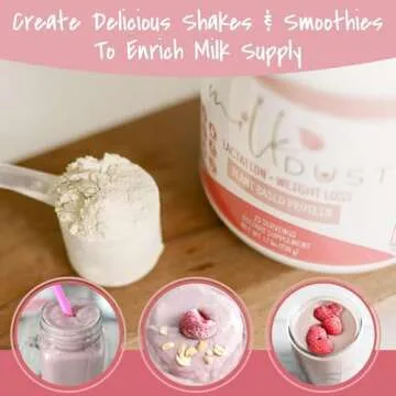 Milk Dust Protein Powder for Nursing Moms - Vegan Lactation Support