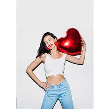 Beaded Valentine Earrings - Chic Heart Dangle Jewelry