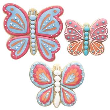 Butterfly Cookie Cutters Set - Perfect for Baking Fun!