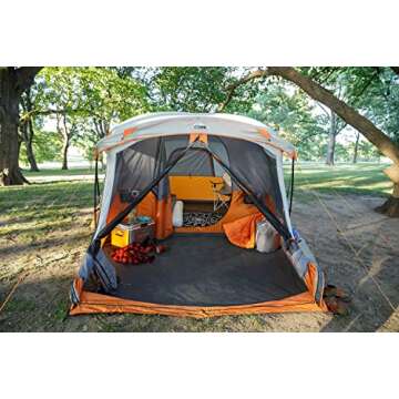 CORE 11 Person Cabin Tent with Screen Room | Large Multi Room Family Tent with Carry Bag for Outdoor...