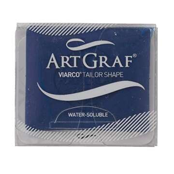 Art Graf Water-Soluble Tailors Chalk Square Disc, Blue