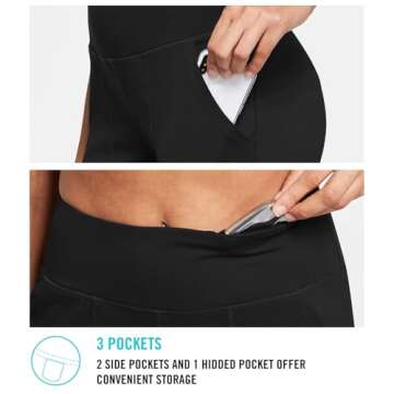 BALEAF Women's Bermuda Long Athletic Shorts - Perfect Fit