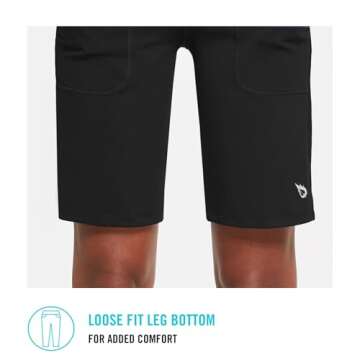 BALEAF Women's Bermuda Long Athletic Shorts - Perfect Fit