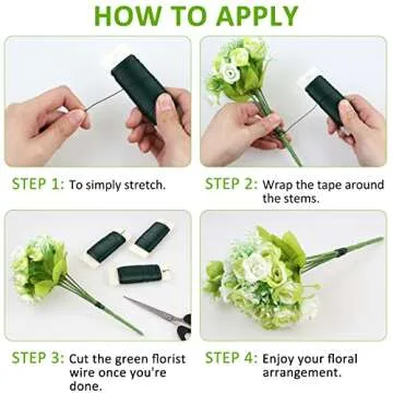 3 Pack Floral Wire, 118 Yards 22 Gauge Green Florist Wire, Flexible Green Wire Paddle Wire for Crafts, Christmas Wreaths Tree, Garland and Floral Flower Arrangements