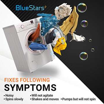 BlueStars 80040 Washer Agitator Dogs - Heavy Duty, 4 Pack