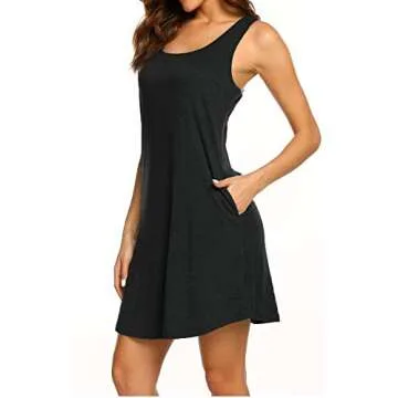 Stylish Women's Summer Beach Dress with Pockets
