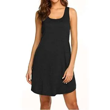 Stylish Women's Summer Beach Dress with Pockets