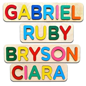 Personalized Wooden Name Puzzles for Kids - Unique Gift
