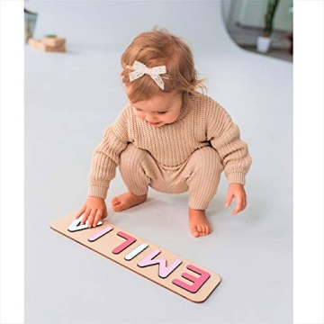 Personalized Wooden Name Puzzles for Kids - Unique Gift
